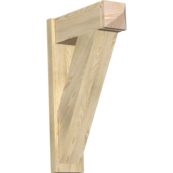 Ekena Millwork Traditional Rough Sawn Arts and Crafts Outlooker, Douglas Fir, 8"W x 24"D x 36"H OUT08X24X36TRA03RDF - main